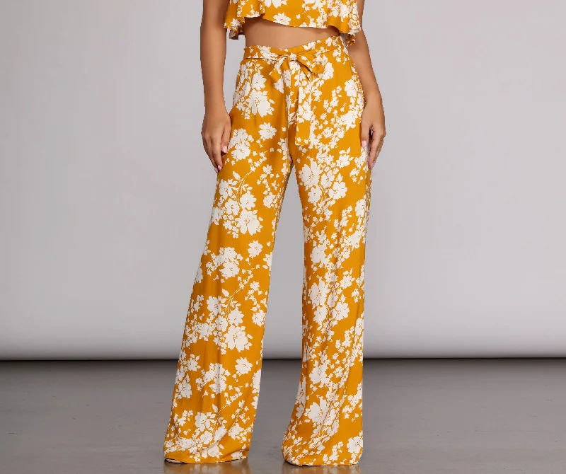 Easy Chic Wear Sunshine So Fine Wide Leg Pants