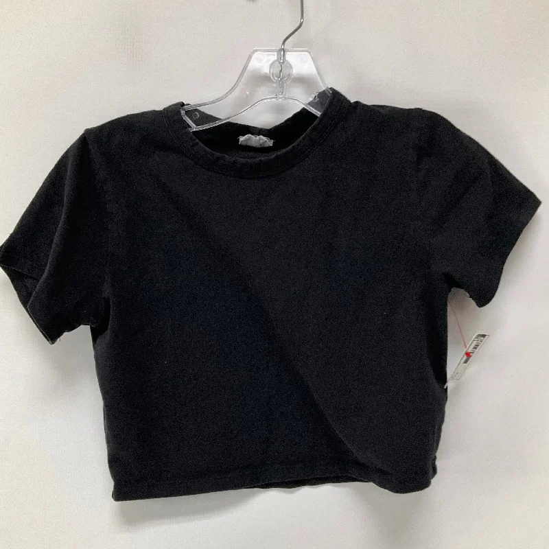 Relaxed Style Top Short Sleeve Basic By Cotton On In Black, Size: M