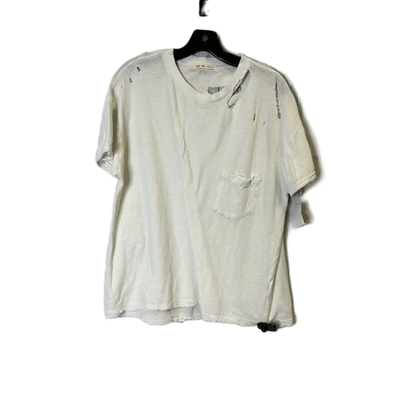 Elegant Design Top Short Sleeve Basic By We The Free In White, Size: S