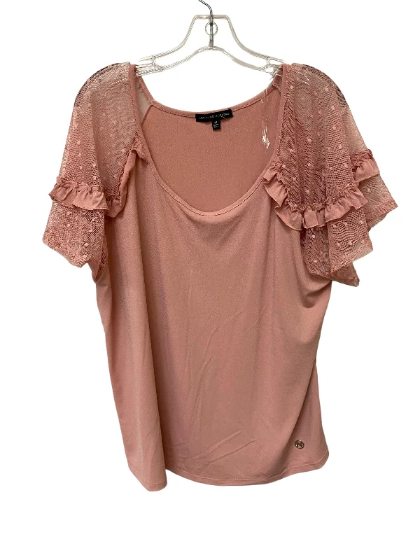 Relaxed Fits Top Short Sleeve By Adrienne Vittadini  Size: 2x