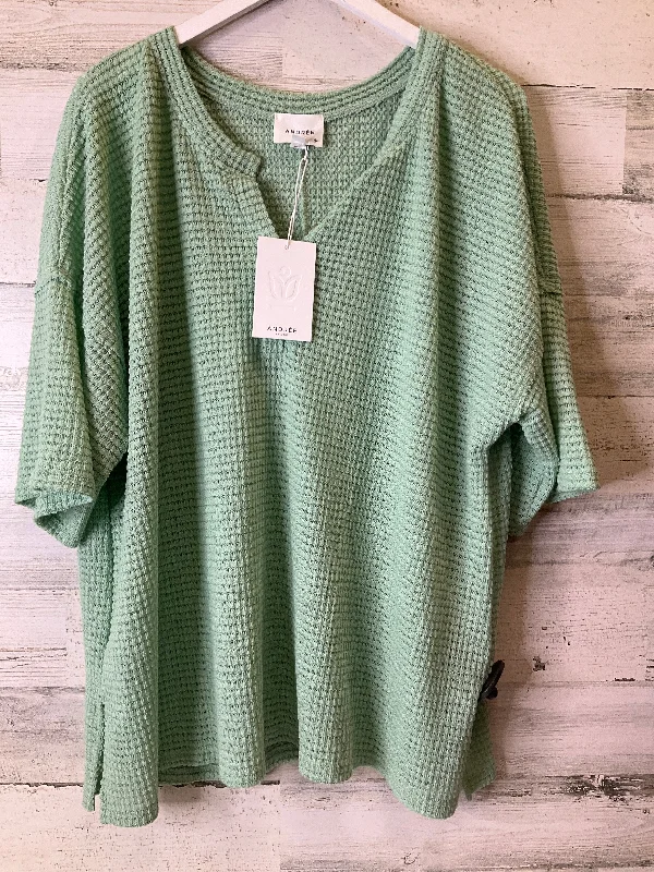 Fashion Elements Top Short Sleeve By Andree By Unit  Size: 3x