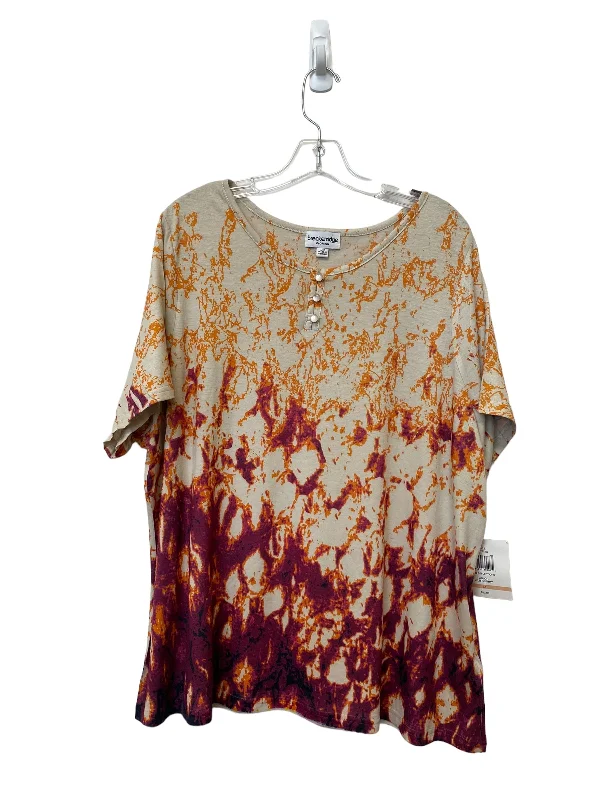 Soft Touch Top Short Sleeve By Breckenridge  Size: 2x