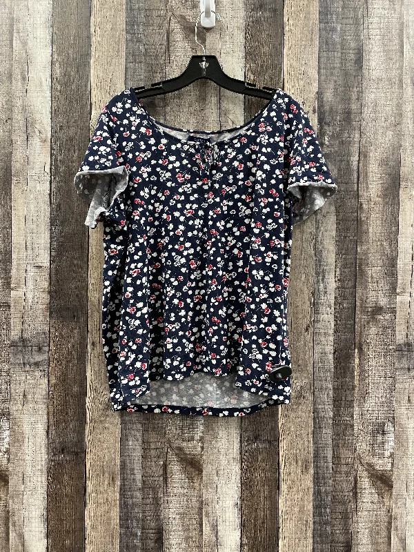 Cozy Fitting Top Short Sleeve By Chaps  Size: 2x