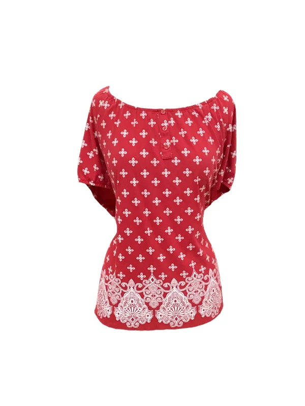 Elegant Wear Top Short Sleeve By Karen Scott  Size: 3x