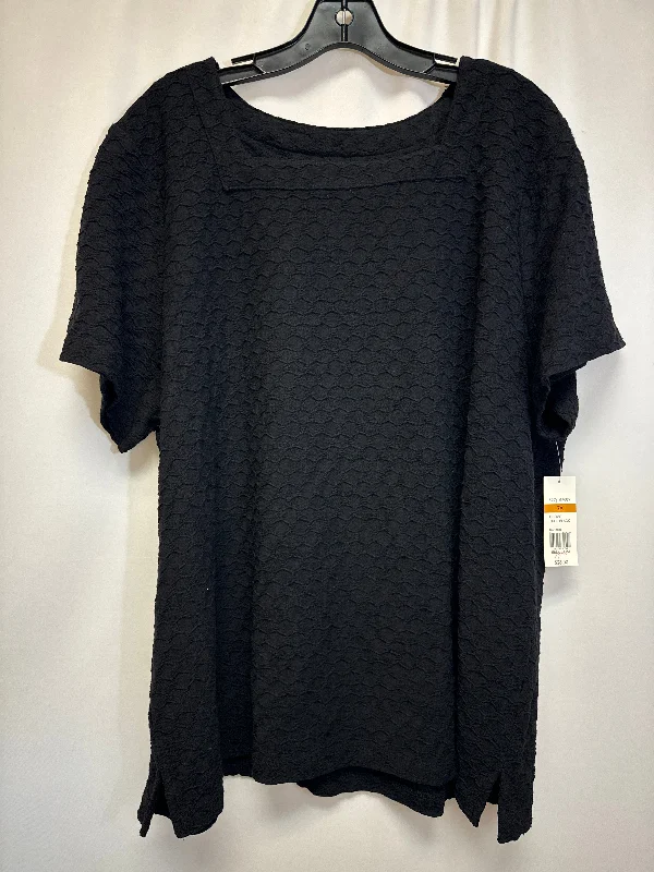 Light Layers Top Short Sleeve By Kim Rogers  Size: 3x