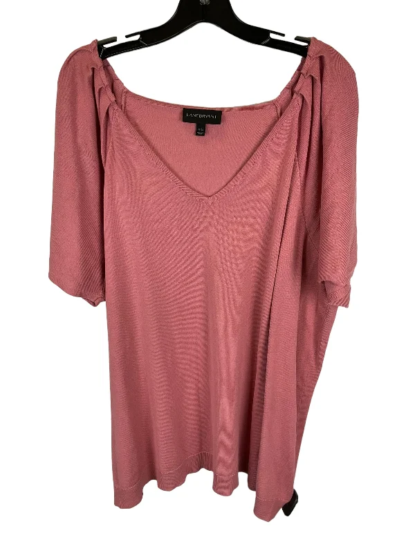 Stunning Fashion Top Short Sleeve By Lane Bryant  Size: 3x