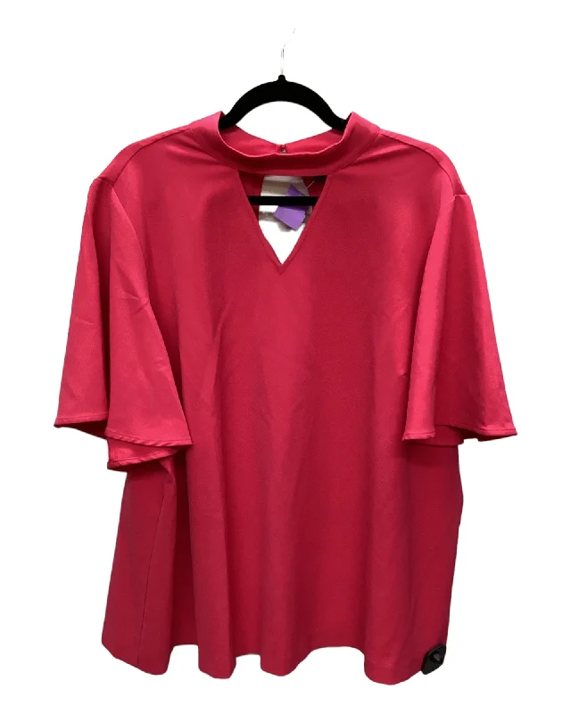 Chic Relaxation Top Short Sleeve By Lane Bryant  Size: 3x