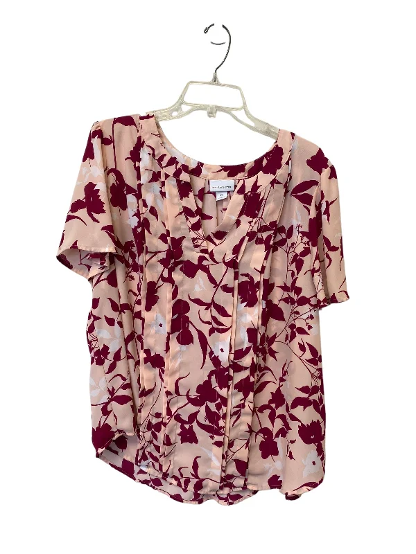Relaxed Wear Top Short Sleeve By Liz Claiborne  Size: 1x