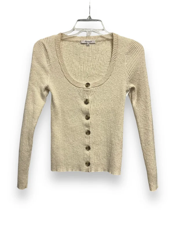Mid-length Style Top Short Sleeve By Madewell In Green, Size: S