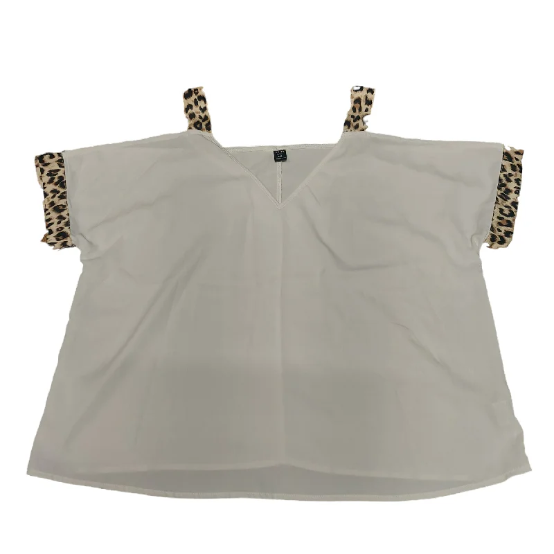 Cozy Outfit Top Short Sleeve By Shein  Size: 1x
