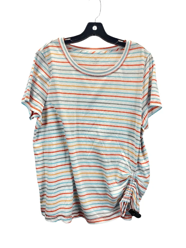 Exquisite Tailoring Top Short Sleeve By Talbots  Size: 1x