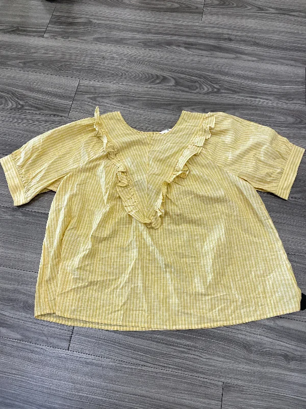 Soft Comfort Wear Top Short Sleeve By Terra & Sky  Size: 2x