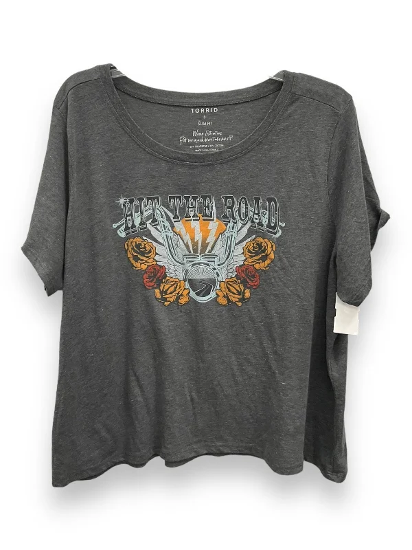 Comfortable Lounge Wear Top Short Sleeve By Torrid  Size: 3x