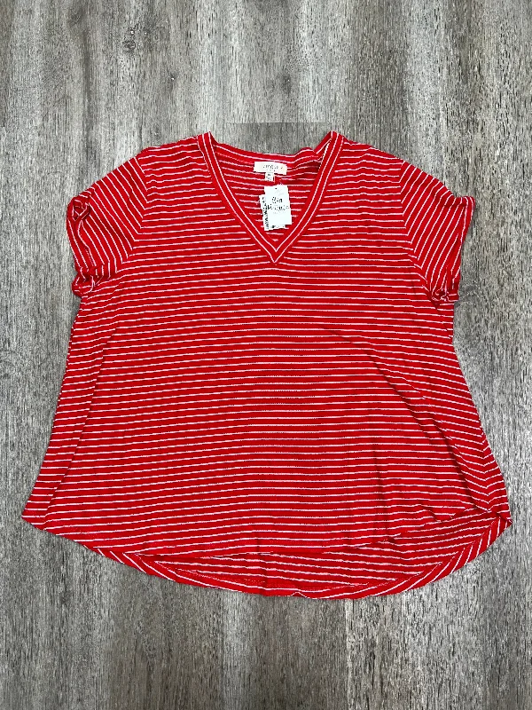 Elegant Temperament Top Short Sleeve By Umgee  Size: 1x