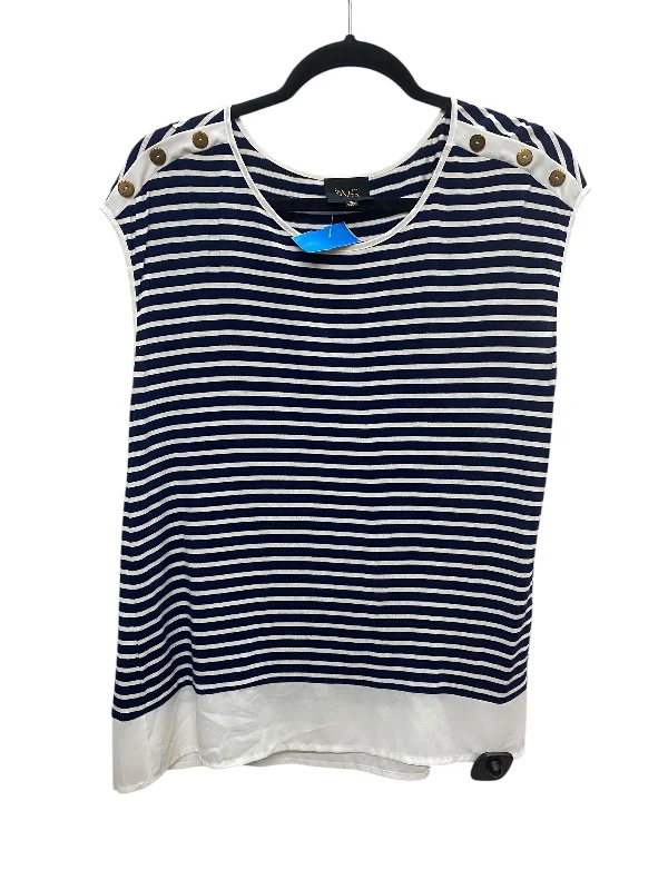 Cozy Outerwear Top Short Sleeve By W5 In Blue, Size: S