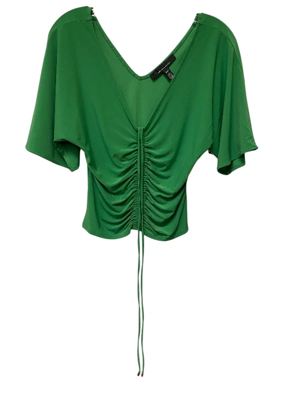 Goddess Style Top Short Sleeve By White House Black Market In Green, Size: Xxs