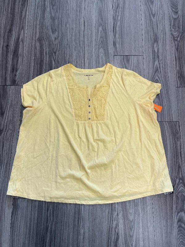 Fashion Must-have Top Short Sleeve By Woman Within  Size: 3x