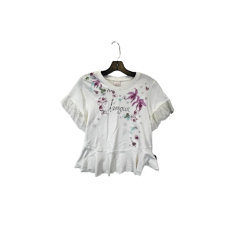Versatile Wear Top Short Sleeve Designer By Cma  Size: Xs