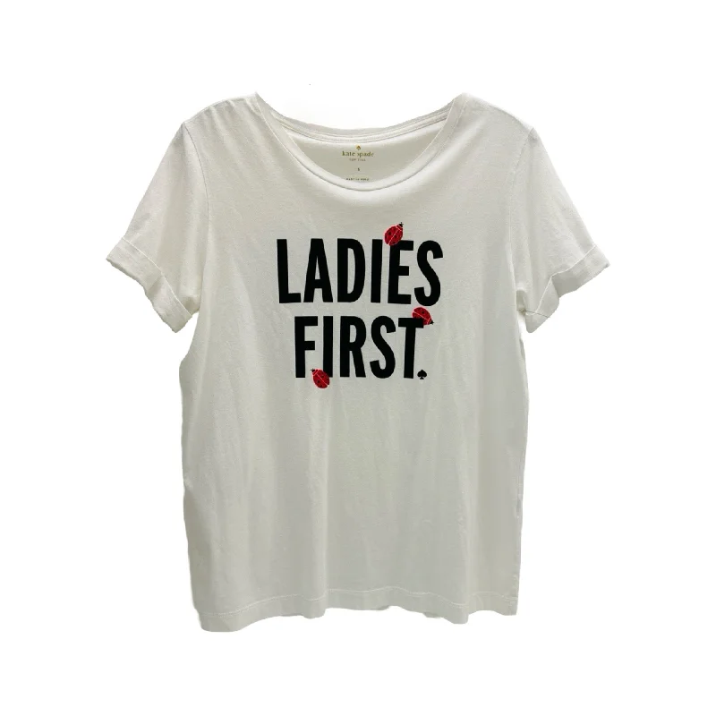 Cool Summer Top Short Sleeve Designer By Kate Spade  Size: S