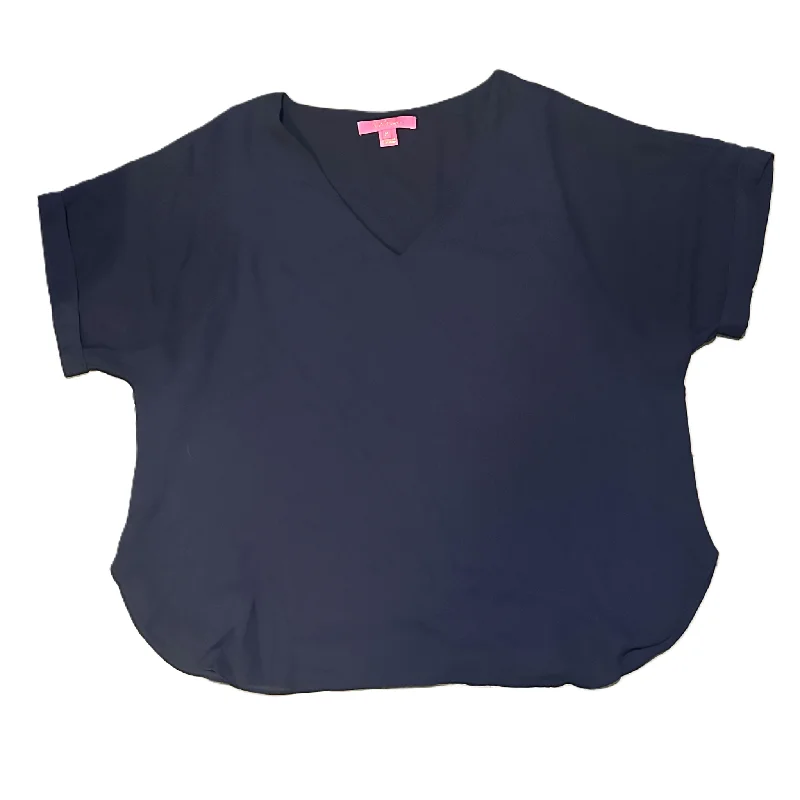 High-end Sense Top Short Sleeve Designer By Lilly Pulitzer  Size: M