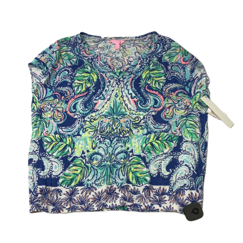 Carefree Style Top Short Sleeve Designer By Lilly Pulitzer  Size: S