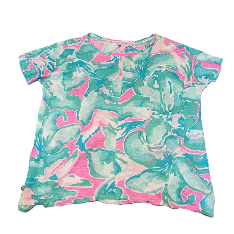 Relaxed Tops Top Short Sleeve Designer By Lilly Pulitzer  Size: S