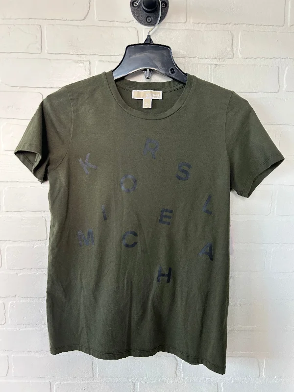 Trendy Wear Top Short Sleeve Designer By Michael By Michael Kors  Size: S