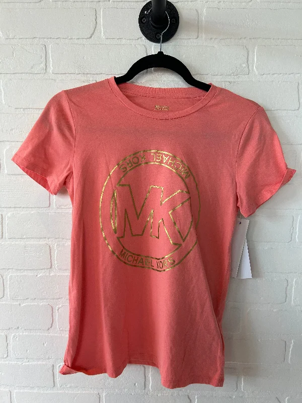 Soft Looks Top Short Sleeve Designer By Michael By Michael Kors  Size: Xs