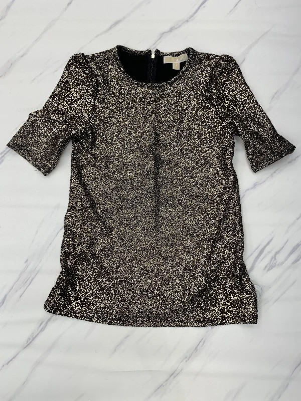 Energy Wear Top Short Sleeve Designer Michael By Michael Kors, Size S