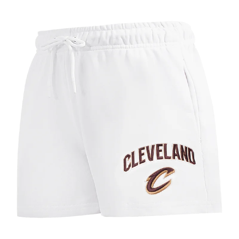 Cozy Outfit NBA CLEVELAND CAVALIERS CLASSIC WOMEN'S FLC SHORT (WHITE)