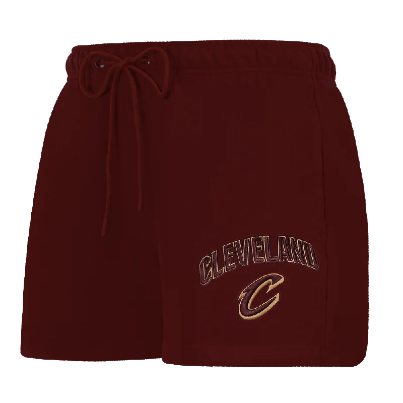 Basic Comfort NBA CLEVELAND CAVALIERS CLASSIC WOMEN'S FLC SHORT (WINE)