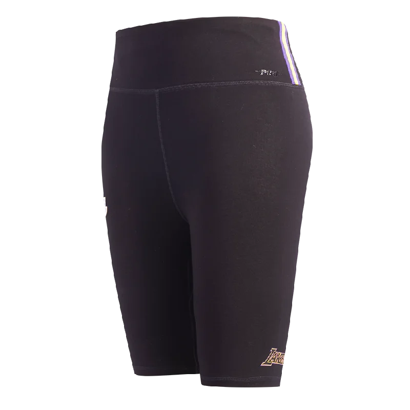 Fashion Classic NBA LOS ANGELES LAKERS CLASSIC WOMEN'S BIKE SHORT (BLACK)