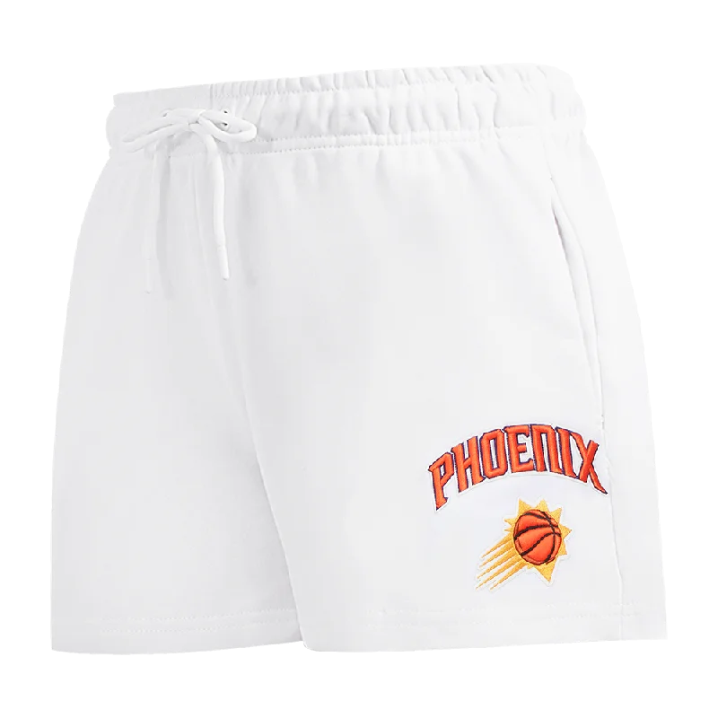 Easygoing Fashion NBA PHOENIX SUNS CLASSIC WOMEN'S FLC SHORT (WHITE)