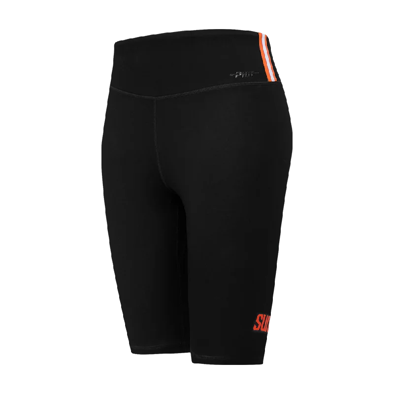 Relaxed Chic NBA PHOENIX SUNS CLASSIC WOMEN'S CTN BIKE SHORT (BLACK)