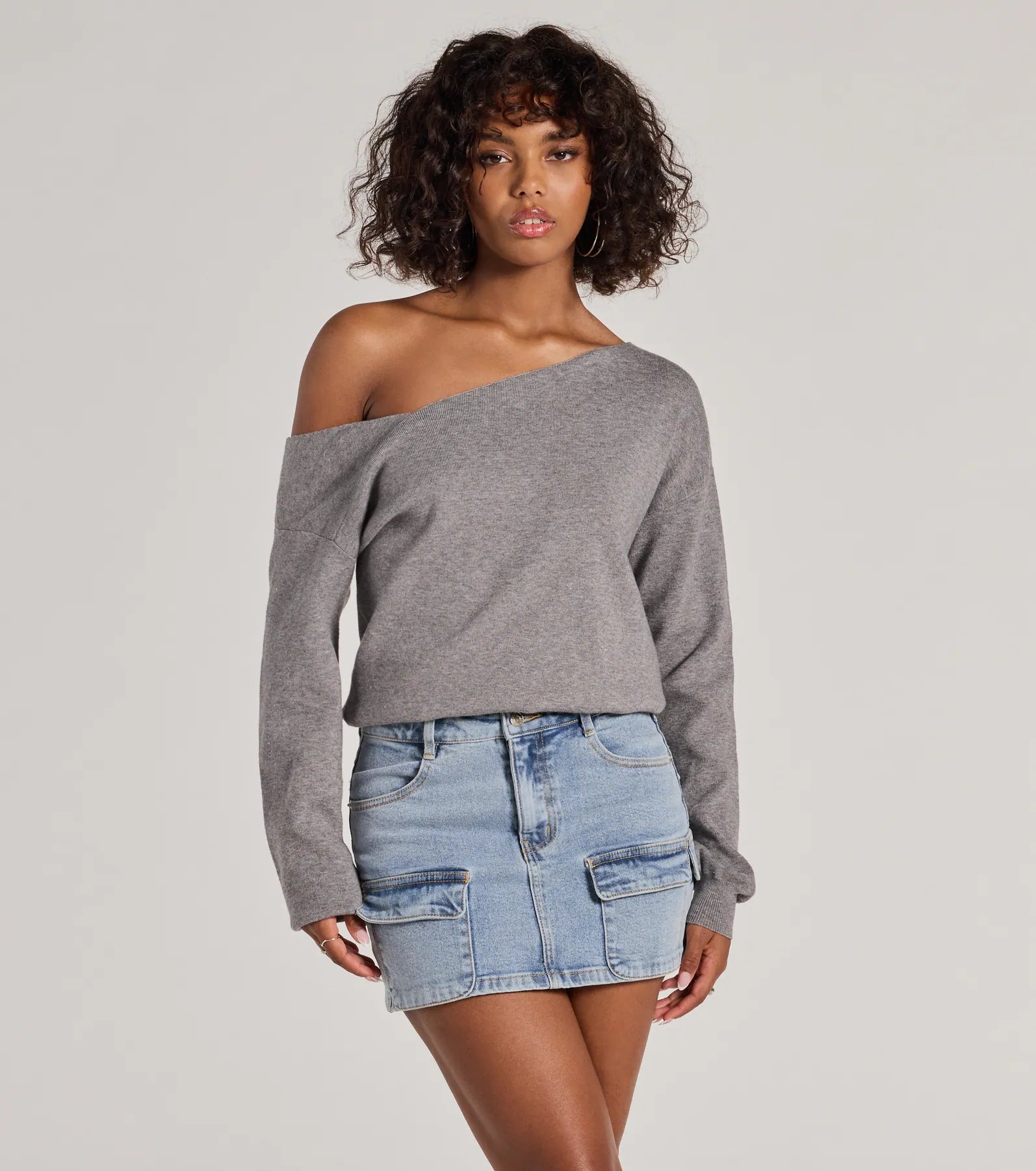 Casual Comfort Casual Charm Asymmetrical Pullover Sweater