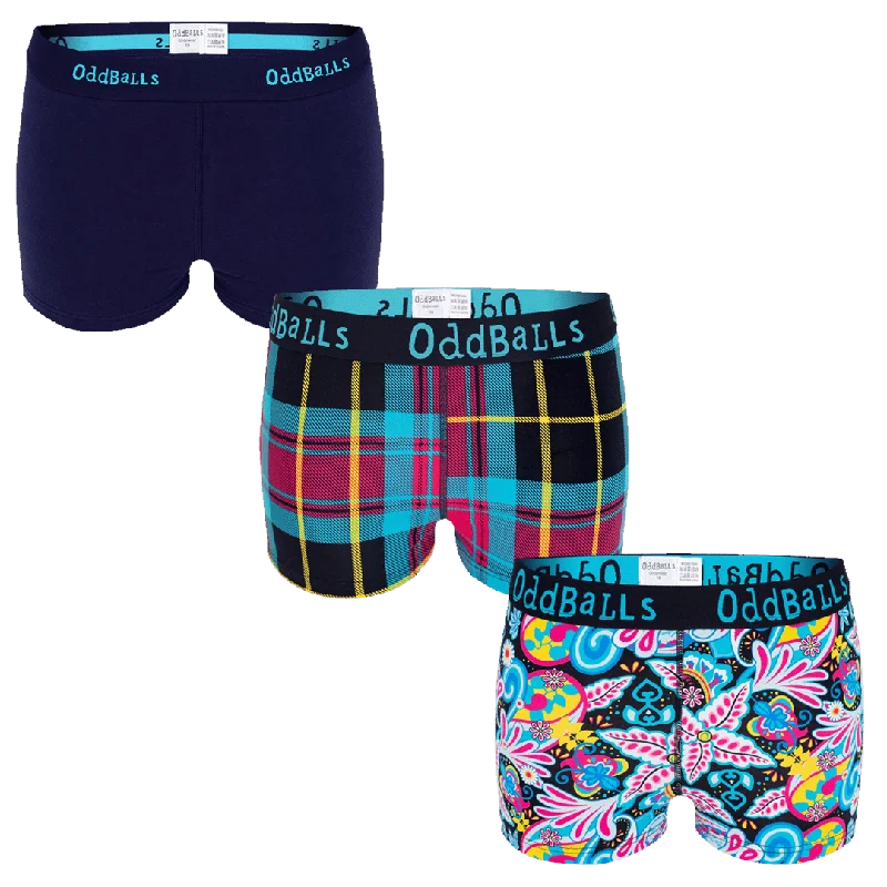 All-Day Comfort Cosy Bundle - Ladies Boxer Shorts 3 Pack Bundle