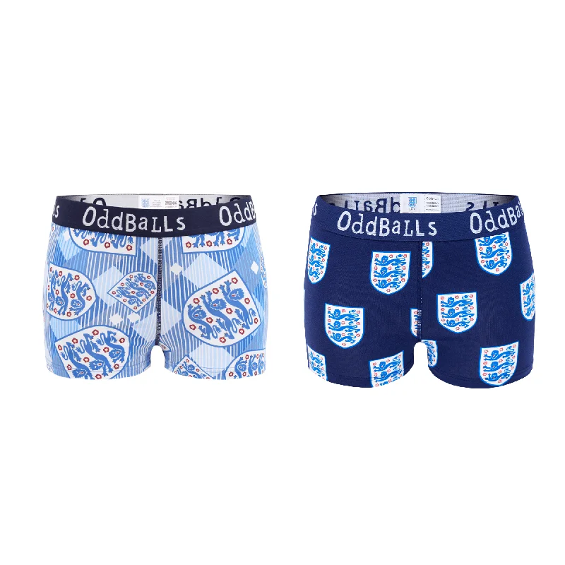 Lace Design England FA Classic Bundle - Ladies Boxers 2 Pack Bundle