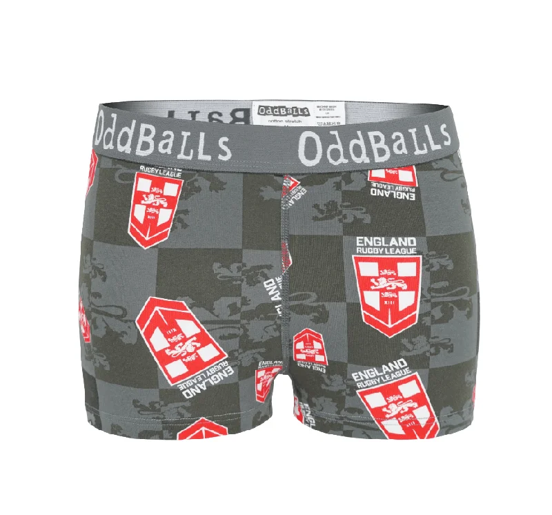 Wandering freely England Rugby League Grey - Ladies Boxers