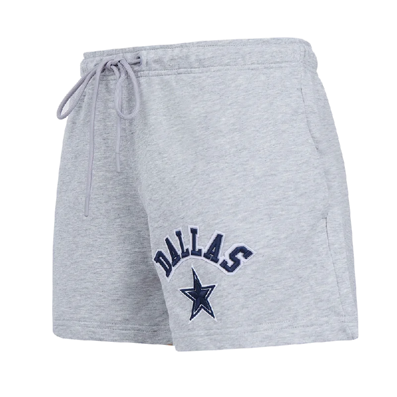 Summer Comfort NFL DALLAS COWBOYS CLASSIC WOMEN'S FLC SHORT (HEATHER GREY)