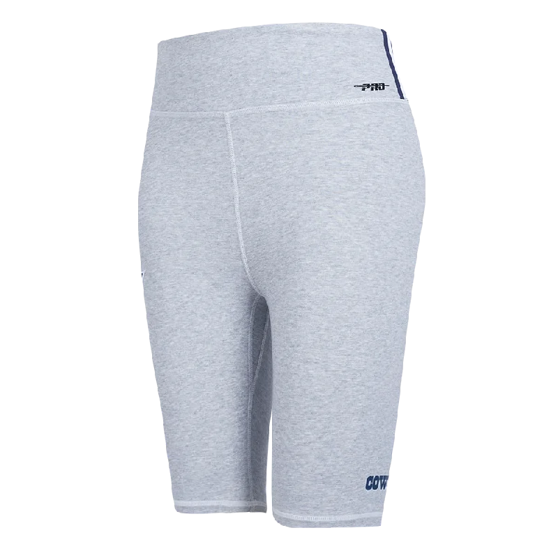 Fashion Design NFL DALLAS COWBOYS CLASSIC WOMEN'S CTN BIKE SHORT (HEATHER GREY)