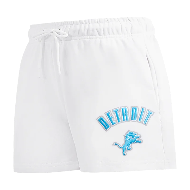 Fresh And Elegant NFL DETROIT LIONS CLASSIC WOMEN'S FLC SHORT (WHITE)