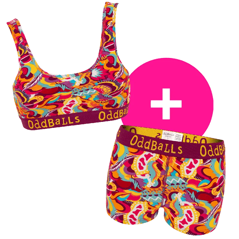 Soft Layers Festival - Women's Bralette and Boxers Bundle