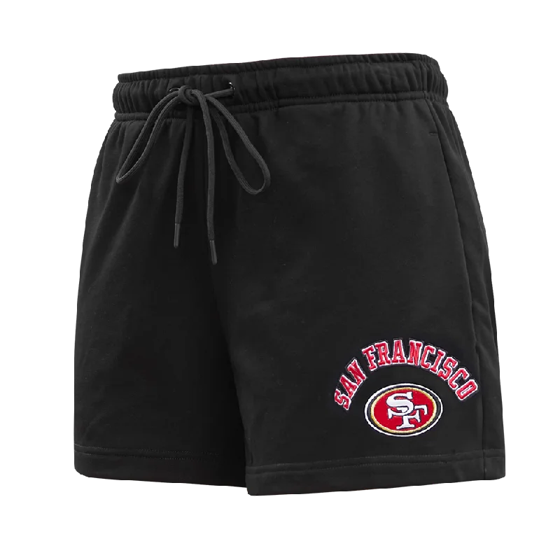 Multifunctional Style NFL SAN FRANCISCO 49ERS CLASSIC WOMEN'S SHORT (BLACK)