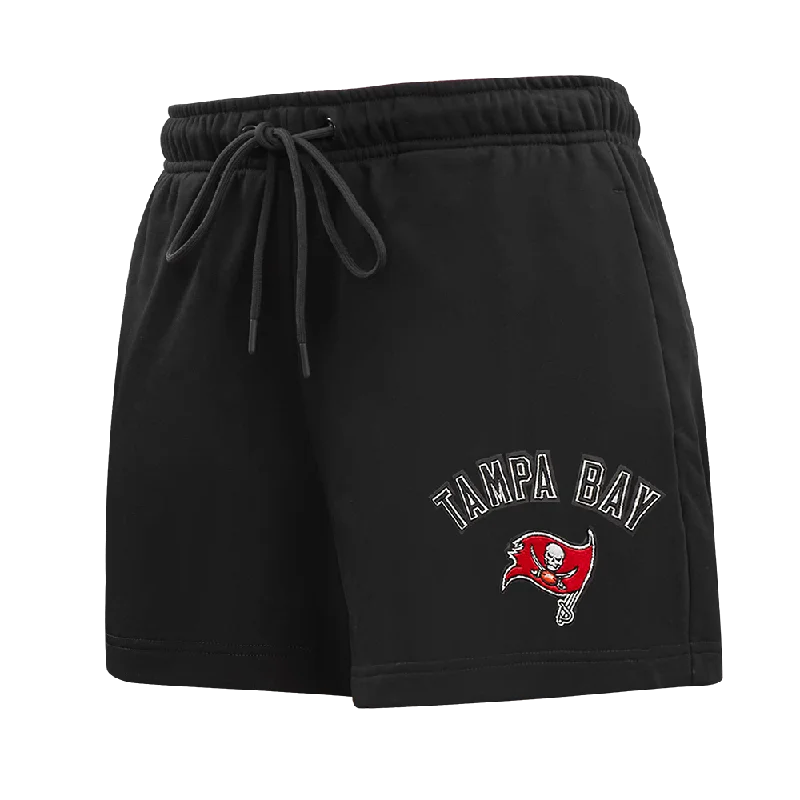 Daily Comfort NFL TAMPA BAY BUCCANEERS CLASSIC WOMEN'S FLC SHORT (BLACK)