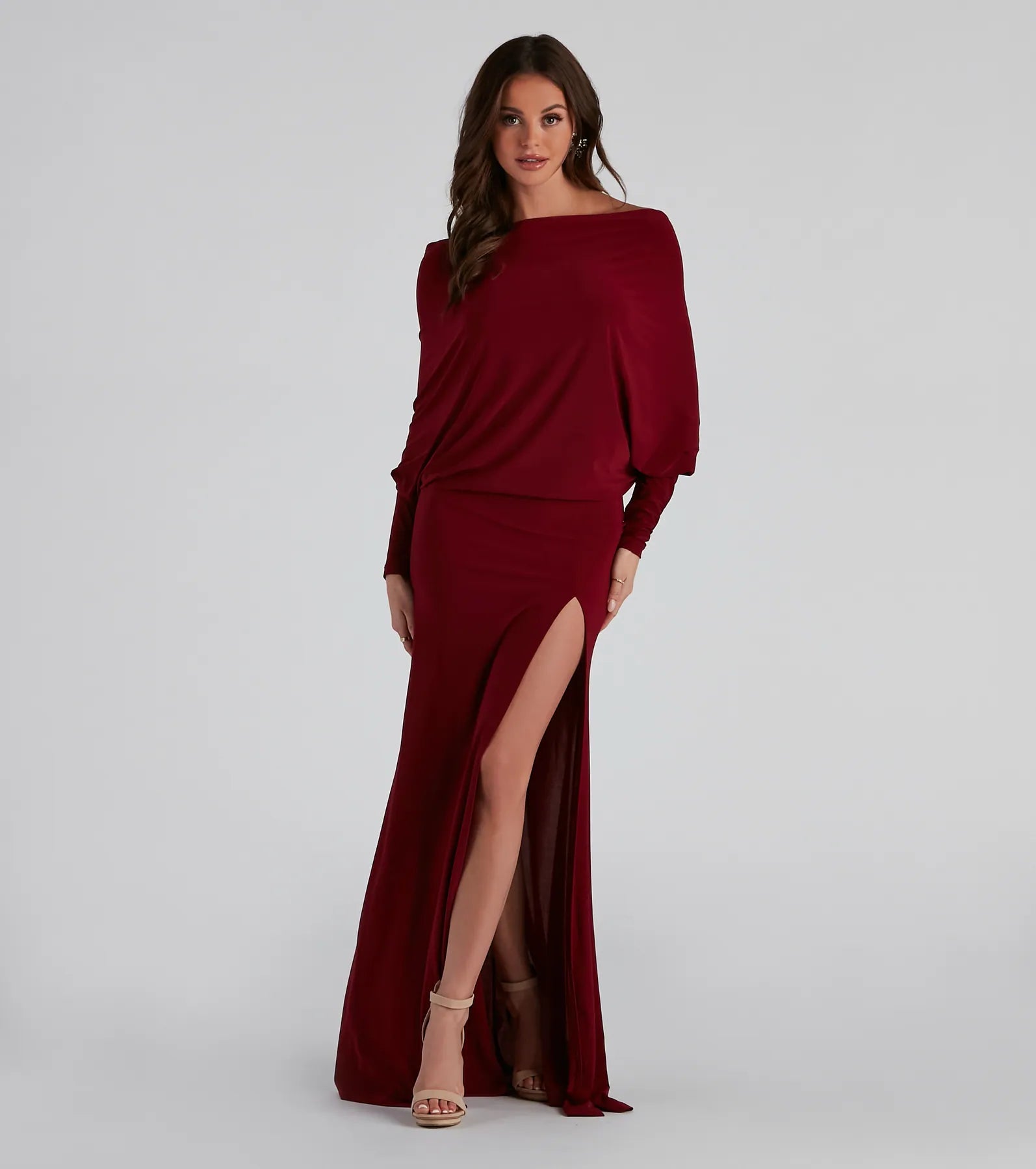 Modern Comfort Wear Holly Long Sleeve Formal Dress