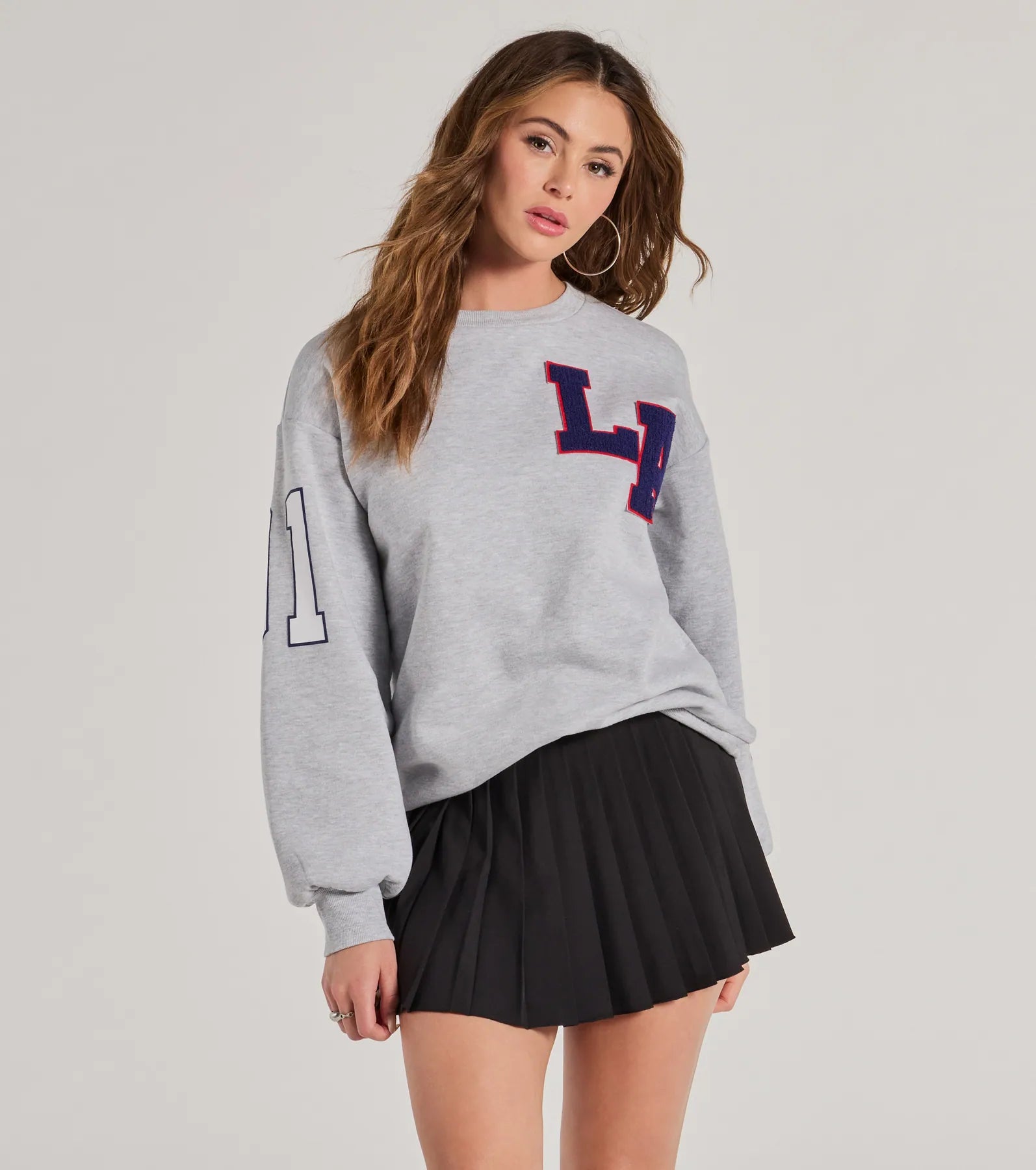 Comfortable Series LA Graphic Fleece Sweatshirt