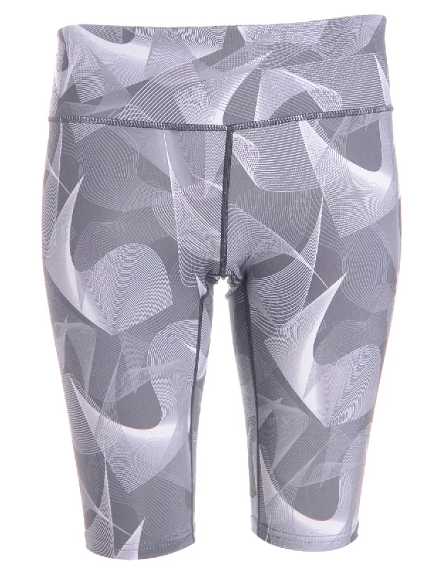Summer Comfort Reworked Abstract Print Cycling Shorts - W26