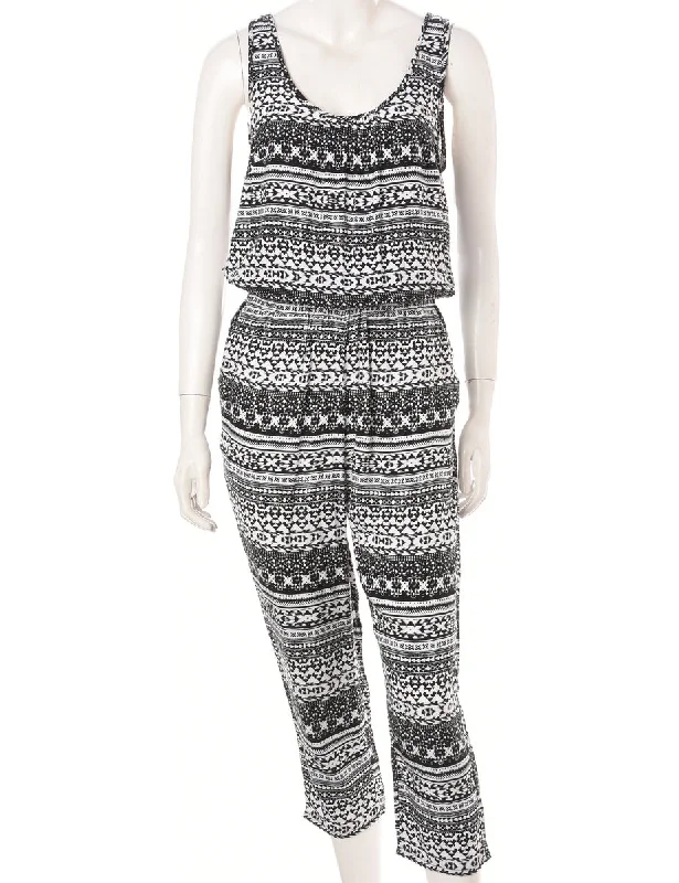Layered Style Reworked Alisha Cropped Jumpsuit - XS