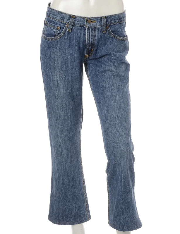 Elegant And Elegant Reworked Ankle Graze Bootcut Jeans - W32