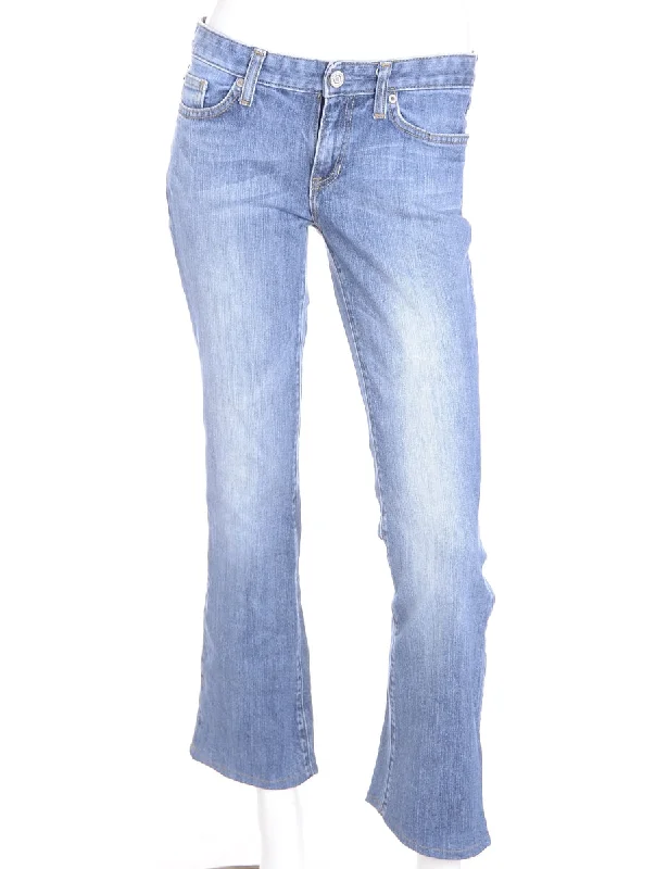 Relaxed Fits Reworked Ankle Graze Bootcut Jeans - W31